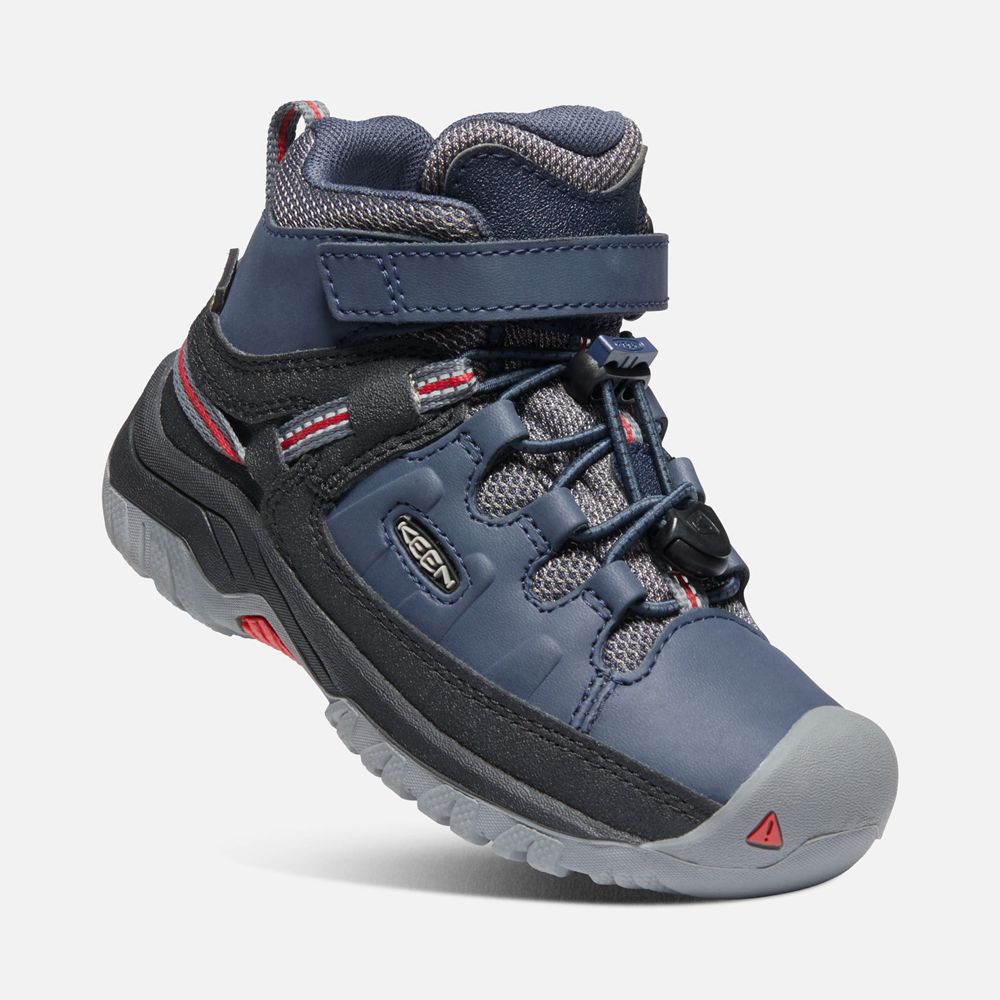 Bottes de Randonnée Keen Enfant Bleu | Targhee Waterproof | XIMYL-0971